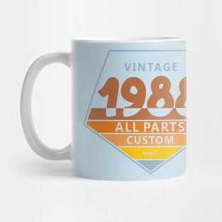 32nd Birthday T-Shirt - Vintage 1988 Mug